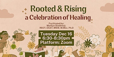 Image principale de ROOTED AND RISING; a celebration of healing