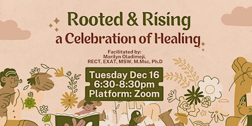 Primaire afbeelding van ROOTED AND RISING; a celebration of healing