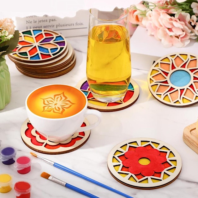 Image principale de Wooden Coasters Create & Sip