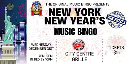 Image principale de New York New Year's Music Bingo