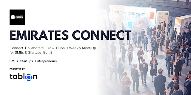 Imagem principal do evento Emirates Connect | B2B Networking | SMEs & Startups