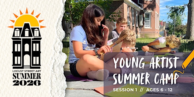 Image principale de Young Artist Summer Camp: Session 1 (Ages 6-12) at Locust Street Art
