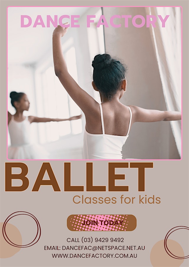Image principale de Kids Ballet Classes for Ages 7-14