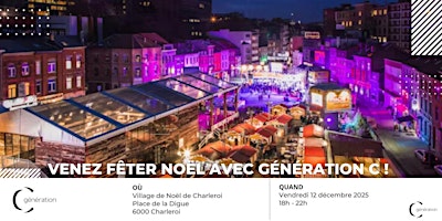 Image principale de Venez fêter Noël avec Génération C !