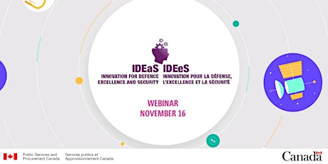 Innovation for Defence Excellence and Security (IDEaS) Webinar - Nov 2020 primary image