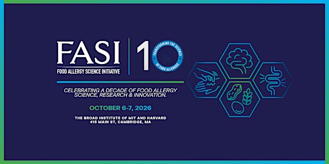 Image principale de FASI 10: Catalyst for a Cure - The Food Allergy Science Innovation Summit