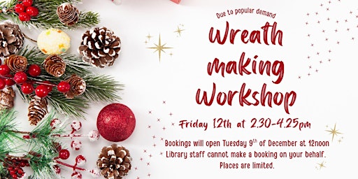 Image principale de Christmas Wreath Making Workshop