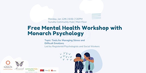 Image principale de Free Mental Health Workshop with Monarch Psychology