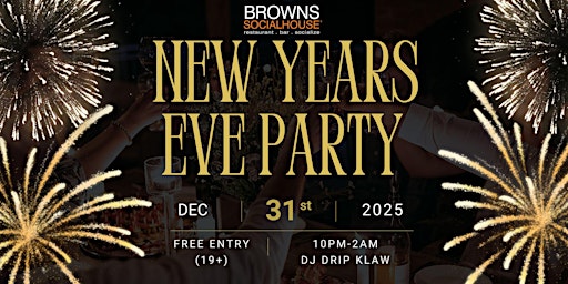 Image principale de New Years Eve at Browns Socialhouse