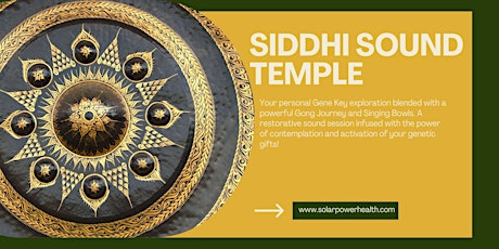 Image principale de Siddhi Sound Temple: Your Life's Work Sphere