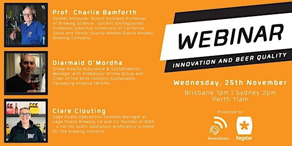 Webinar: Beer innovation and quality