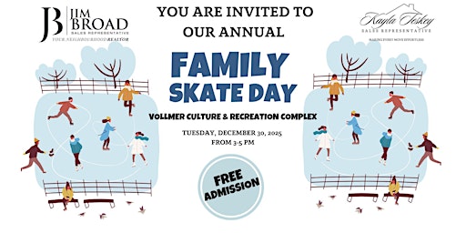 Image principale de Annual Family Skate Day Hosted by Jim Broad and Kayla Teskey