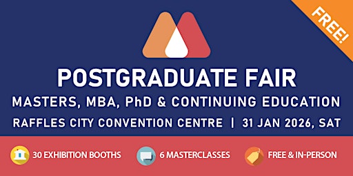 HeadHunt Postgraduate Fair - 31 Jan 2026 (Raffles City) primary image
