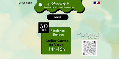 Image principale de Ateliers cartes de vœux