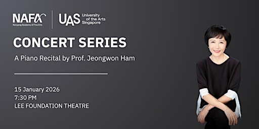 Image principale de Concert Series: A Piano Recital by Prof. Jeongwon Ham