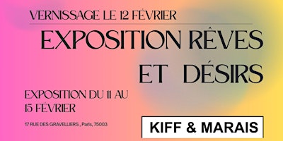 Image principale de Vernissage Exposition Collective "Rêves et Désirs "