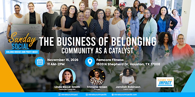 Imagem principal de Q4 Sunday Social:Building Bridges Networking Mixer