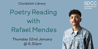 Image principale de Poetry Reading with Rafael Mendes