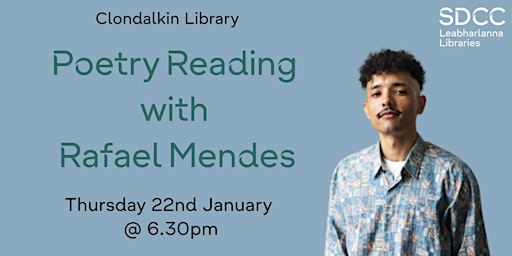 Image principale de Poetry Reading with Rafael Mendes