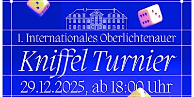 Image principale de 1. Internationales Oberlichtenauer Kniffel Turnier