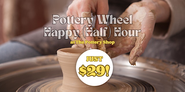 Image principale de Happy (Half) Hour Pottery Class at The Pottery Shop