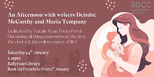Image principale de An afternoon with writers Deirdre McCarthy and Maria Tempany