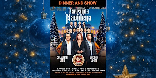Image principale de Parranda Navideña con Salsotika y Bachata Swing - BUFFET INCLUIDO