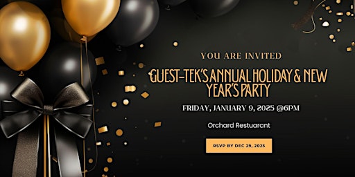 Image principale de Guest-Tek's Annual Holiday & New Year's Party