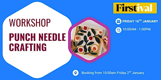 Image principale de PUNCH NEEDLE CRAFTING WORKSHOP