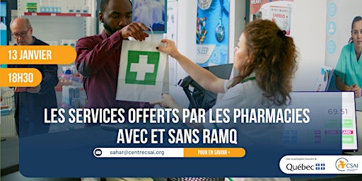 Image principale de Les services offerts par les pharmacies avec et sans RAMQ