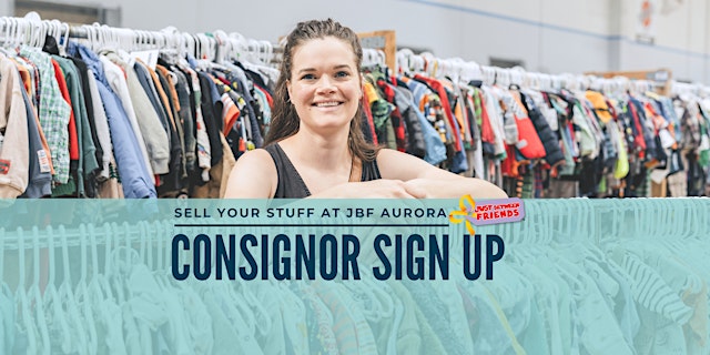 Hauptbild für JBF Aurora August 2026 Pre-Pay Consignor Fee (Drop off Aug 11 & 12)