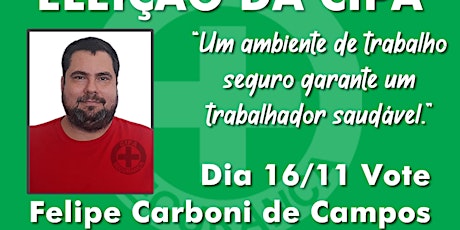 Eleição CIPA - Vote Felipe Carboni de Campos primary image