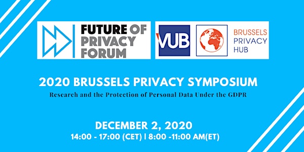 The Brussels Privacy Symposium 2020 (Virtual)