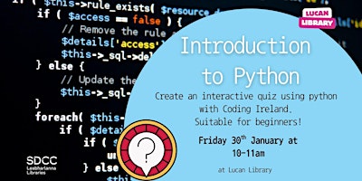 Image principale de Introduction to Python for Adults