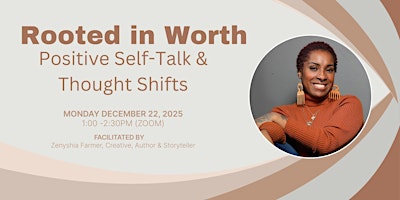 Image principale de Rooted in Worth: Positive Self-Talk & Thought Shifts
