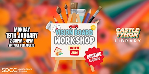 Image principale de Vision Board Workshop with Jen (for adults)