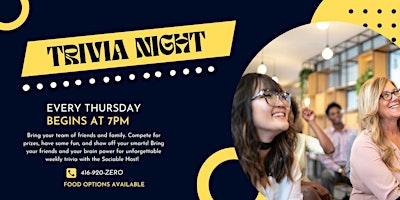 Image principale de Trivia with the Sociable Host