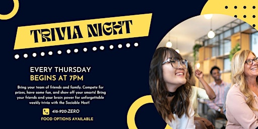 Image principale de Trivia with the Sociable Host