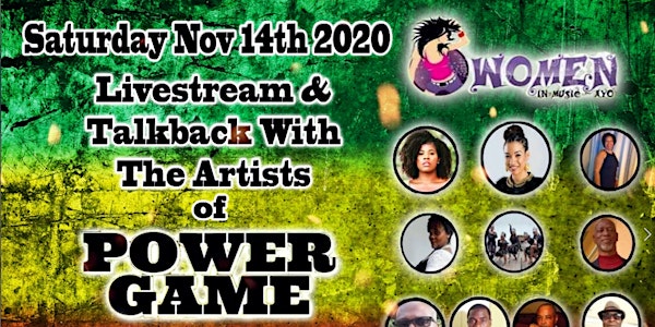 Join Us for a Livestream Event! "POWER GAME" a Reggae Musical /Artist Q&A
