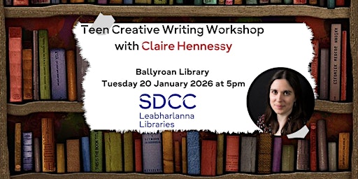Image principale de Teen Creative Writing workshop with Claire Hennessy