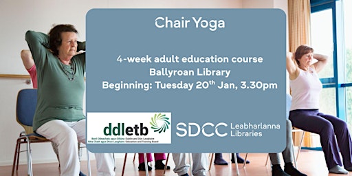 Image principale de Chair Yoga- a 4 week adult education course