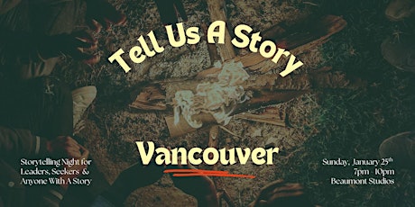 Tell Us A Story: Vancouver primary image
