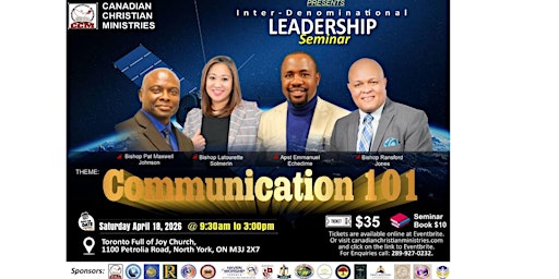 Image principale de CCM INTER-DENOMINATIONAL LEADERSHIP SEMINAR
