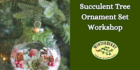 Succulent Tree Ornament Set Workshop