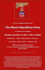 ILGOP Holiday Reception - Monday, Dec. 15 5:30pm to 7:30pm primary image