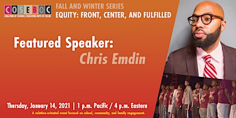 Hauptbild für COSEBOC Virtual Equity Series Event with Chris Emdin