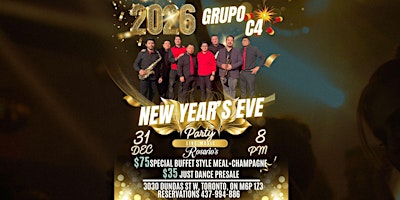 Image principale de Rosario’s Presents – The Last Party of the Year with C4 musical group! D31