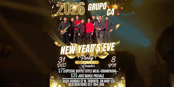 Rosario’s Presents – The Last Party of the Year with C4 musical group! D31