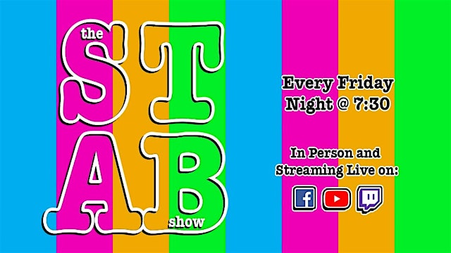 Image principale de the STAB! show - Live Comedy Panel Podcast Recording