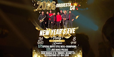 Image principale de Rosario’s Presents – The Last Party of the Year with C4 musical group! D31